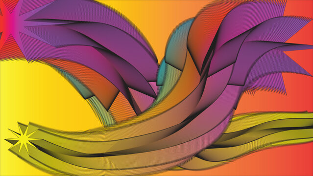 Modern Colorful Abstract Background Vector