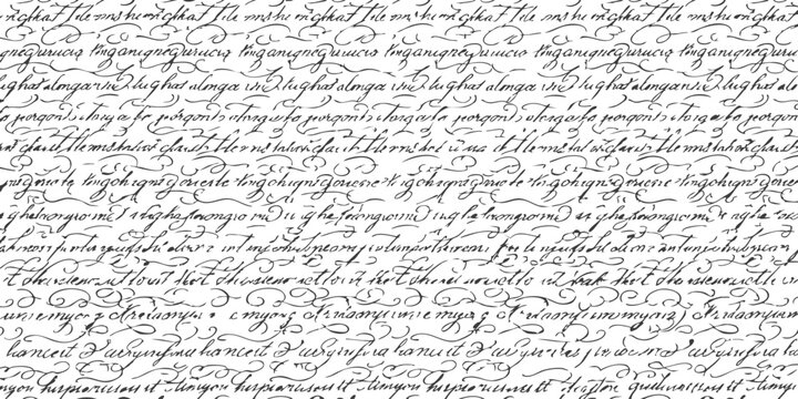 Old vintage handwritten letter with cursive black ink calligraphy on aged paper texture background
