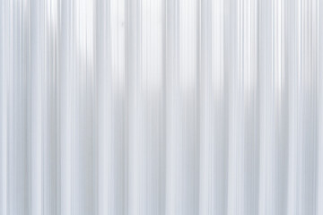 Fototapeta premium White frosted polycarbonate panel texture with vertical ribs.