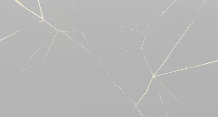 Realistic luxury geometric background, atmospheric minimalist golden constellation lines and cinematic light plexus on grey backdrop © Maxim