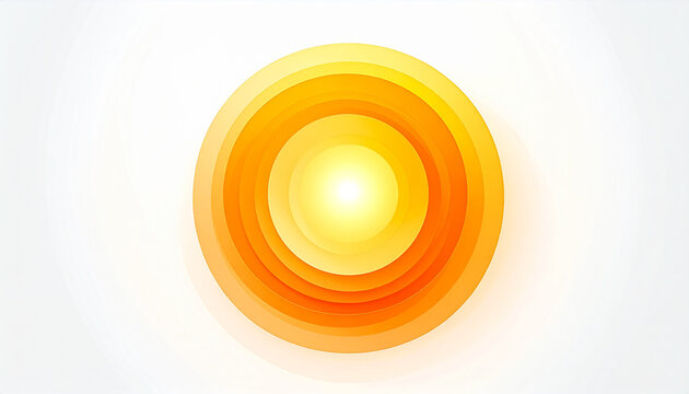 Abstract layered circles illustration