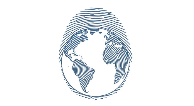 Earth Globe Planet World Map Illustration.