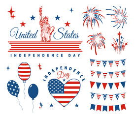 Obraz premium Usa independence day
