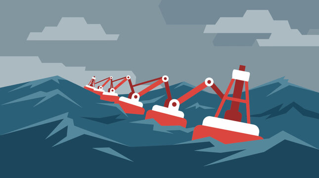 Wave Power Energy Converter in Rough Sea