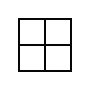 Symmetrical 2x2 Square Grid