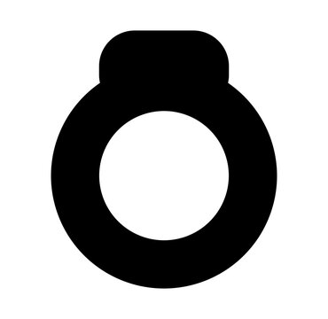 Ring black icon
