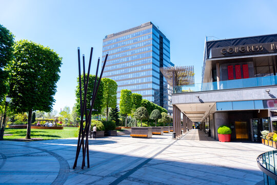 Timisoara, Romania April 27 2026: Iulius Mall, Town Timisoara, Romania