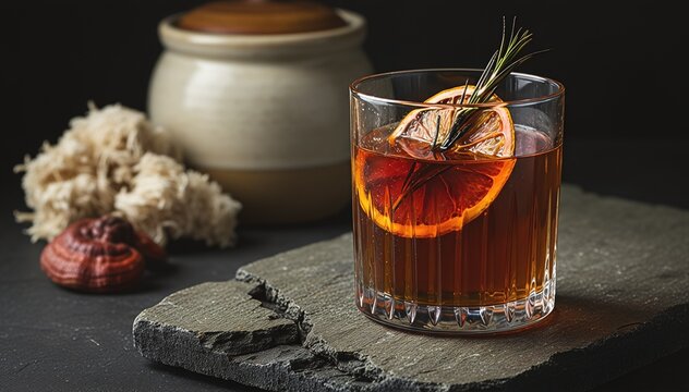 Artisanal Functional Mushroom Elixir and Adaptogenic Wellness Tonic