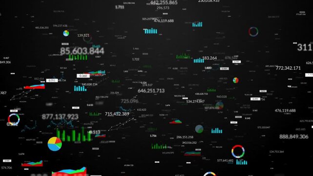 Brain technological scan with hi speed particles in futuristic lab nobody