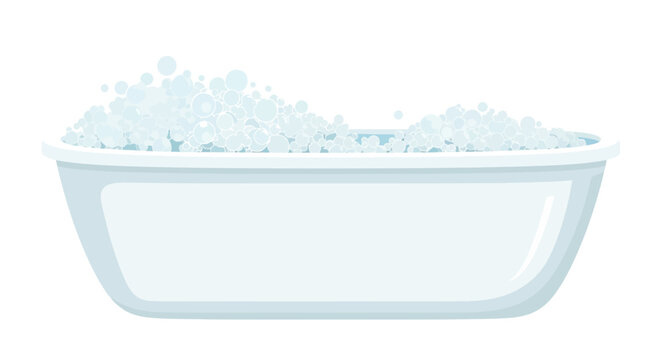 White plastic container with cotton balls.