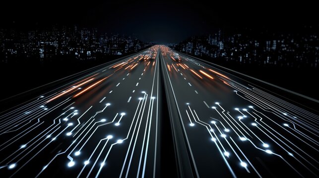 Semiconductor data pathway toward smart city, edge computing concept