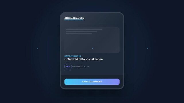 Modern Interface Design: Optimizing Data Visualization on a Dark Screen.