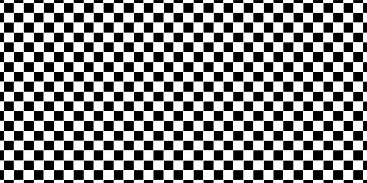 Black and white checkered pattern, Checkerboard seamless pattern