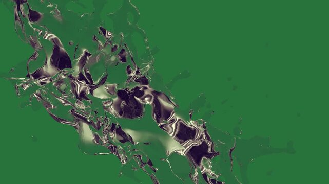 Border Pattern Animated Green Screen Chroma Key Video Overlay with Isolated Cutout Style for Editing Compositing Motion Graphics Social Media Ads and Creative Design Projects