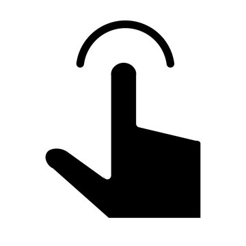 tap glyph icon