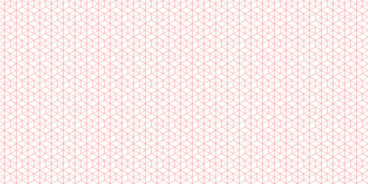 White hexagon cubic modeling cubes Illustration decoration seamless white material pattern square design.
