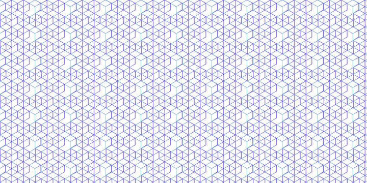 White hexagon cubic modeling cubes Illustration decoration seamless white material pattern square design.