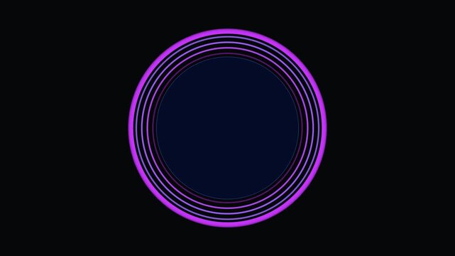 Abstract Earth Ionosphere Frequency Harmonic Animation