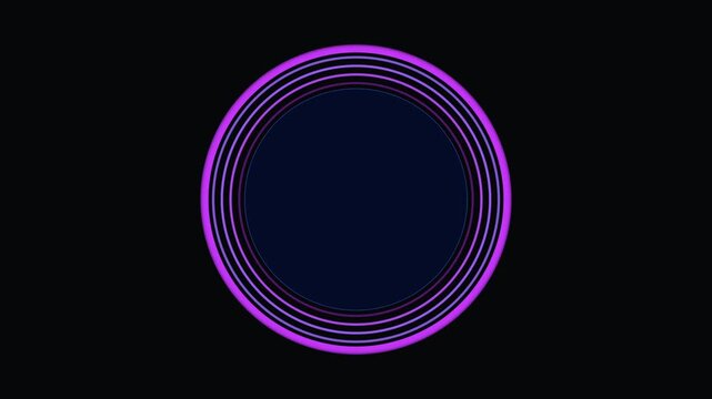 Abstract Earth Ionosphere Frequency Harmonic Animation_loop