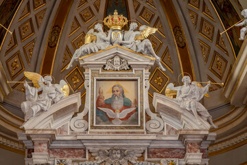 Obraz premium Itri, Lazio. The sanctuary of the Madonna della Civita