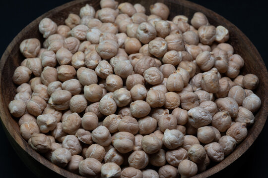 Still life of dried chickpeas