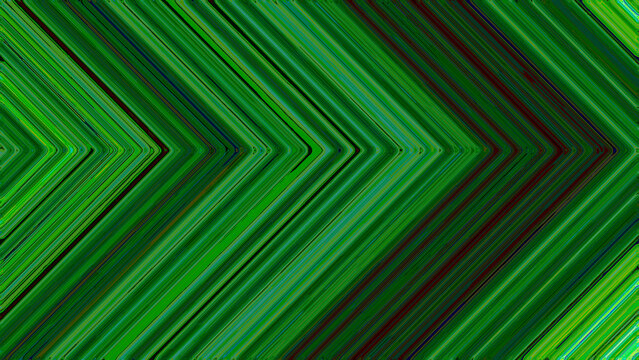 Green chevron pattern with diagonal parallel stripes and gradient tones