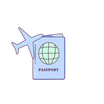 airplane icon vector illustration