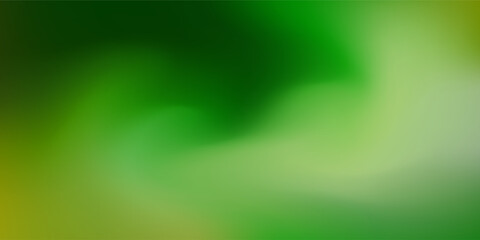 Fototapeta premium Abstract green mesh gradient background with soft blurry texture and vibrant organic color transitions modern desain eps10 benner poster vector illustartion
