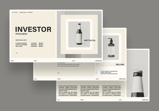 Pitch Deck Presentation Layout