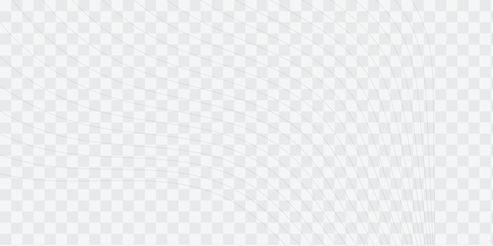 Abstract wave vector lines on transparent checkered background