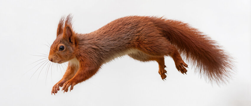 squirrel on a white background