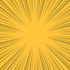 Obraz premium comic book background with yellow
