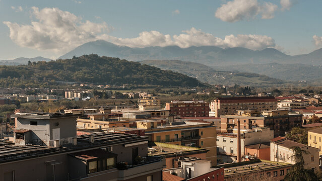 panorama of benevento italy