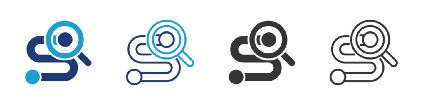 Exploration icon set collection multi-style.