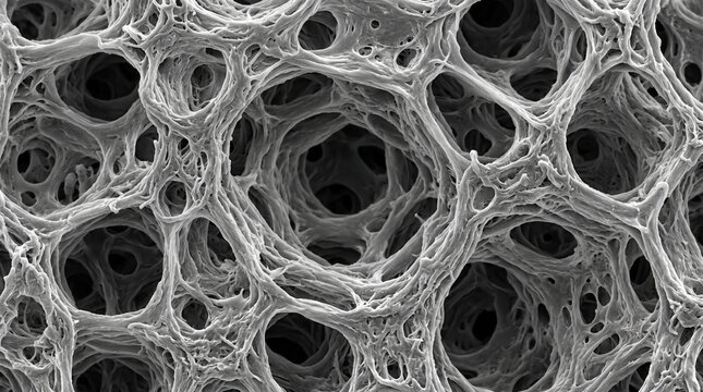 Hydrogel Polymer Network Cryo-SEM Pore Architecture