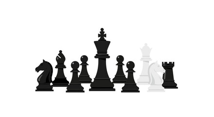 Chess Pieces Strategy Game Board Strategy Competition Contest © nei