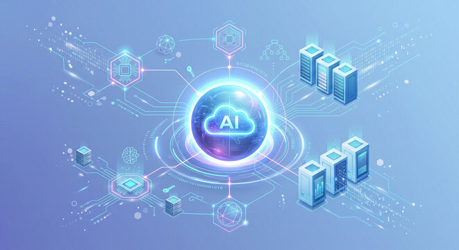 AI Cloud Platform Technology Background