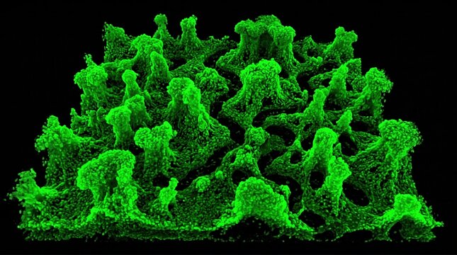 Bacterial Biofilm Architecture Confocal Laser Scanning Microscopy