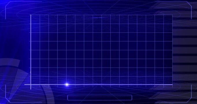 Futuristic Digital Grid Chart Template for Business Data Visualization and Financial Analysis HUD Background