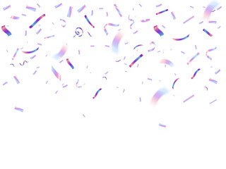 Pastel holographic confetti drifts across a bright white background, evoking celebration, joy, and playful energy. Perfect for party invitations, event design, banners, social media posts, and festive © Ansar45