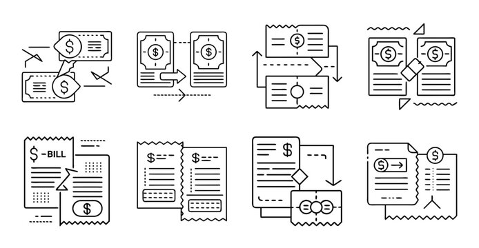 Flat design app interface user flow icons - Colorful flat icons showing user interaction flow for mobile and web apps with device mockups.