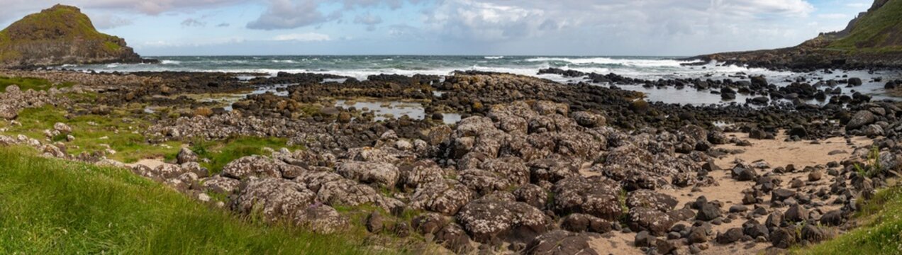 Bay Near Giant's Causeway Panoramic