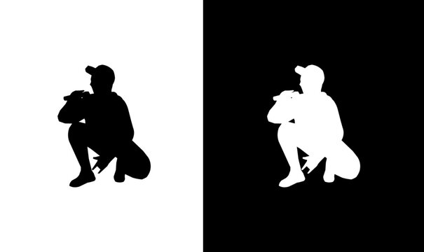 musician plays guitar silhouette vector illustration, music, song, singing man silhouette vector illustration, guitar silhouette, boy, man standing silhouette, fun, love, black, art, design, 
