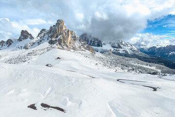 Obraz premium Giau Pass - Dolomiti
