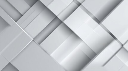 Obraz premium Modern Abstract Geometric Background with Light Gray and White Tones