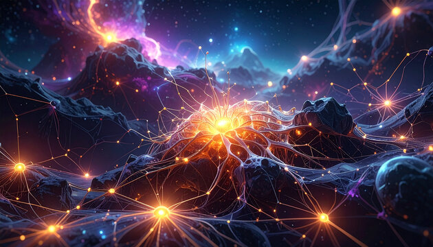 Abstract Galaxy Explosion