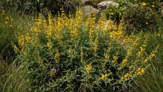 Diplotaxis tenuifolia, commonly called perennial wall-rocket, is a wild rocket species with yellow flowers.