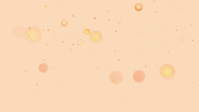 Peach FFDAB9 Hex Code - Multicolored particles, shimmering circles, balls Backgrounds seamless loop animation futuristic backdrop modern wallpaper digital content copyspace pattern professional glossy