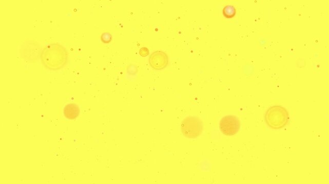 Lemon FFF44F Hex Code - Multicolored particles, shimmering circles, balls Backgrounds seamless loop animation gradient screen minimal creative content glossy modern background template design backdrop