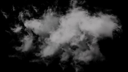 Fototapeta premium Fluffy white cloud formation captured in a high resolution photograph showing natural textures and soft light for creative design projects